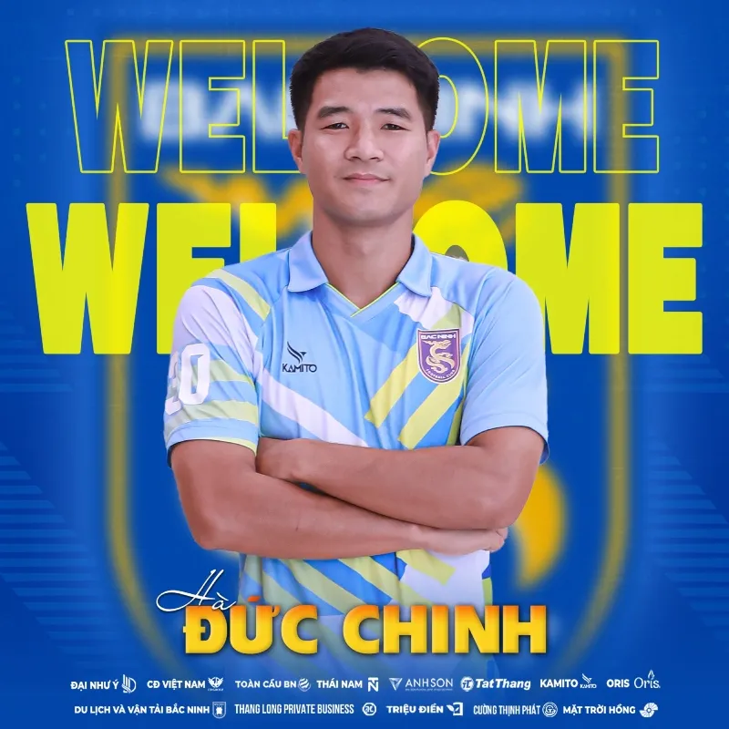 Đức Chinh gia nhập CLB Bắc Ninh (Ảnh: Bắc Ninh FC)
