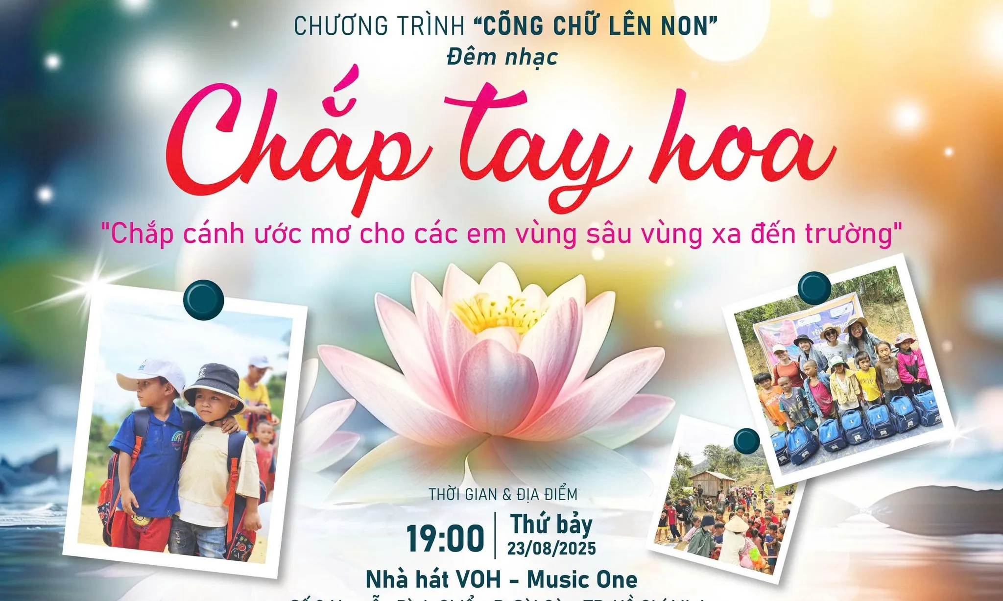 Đêm nhạc “Chắp tay hoa” – Giai điệu tri ân, kết nối yêu thương