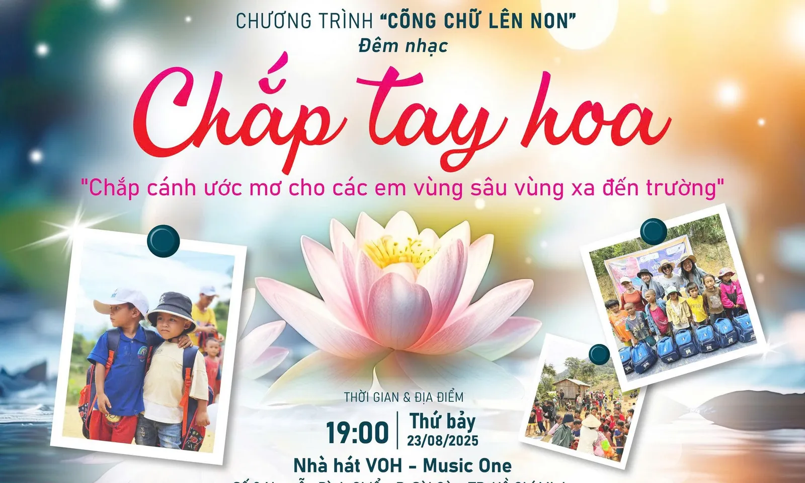 Đêm nhạc “Chắp tay hoa” – Giai điệu tri ân, kết nối yêu thương