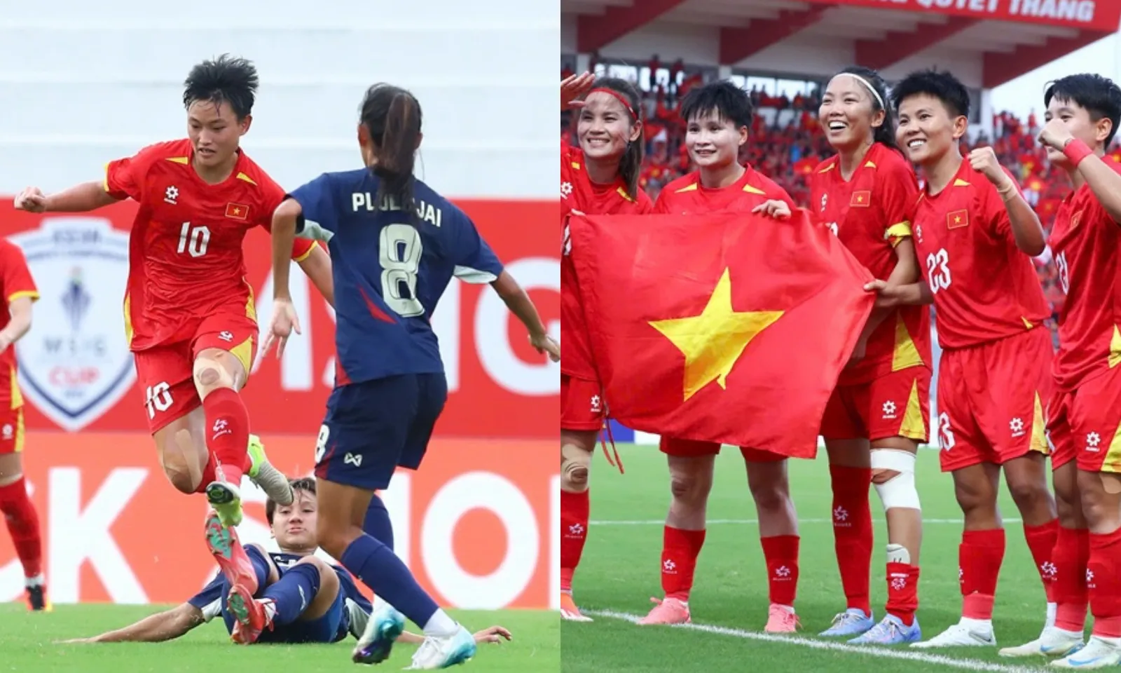 Báo Thái Lan đầu hàng sức mạnh tuyển nữ Việt Nam: Không thể chống lại họ