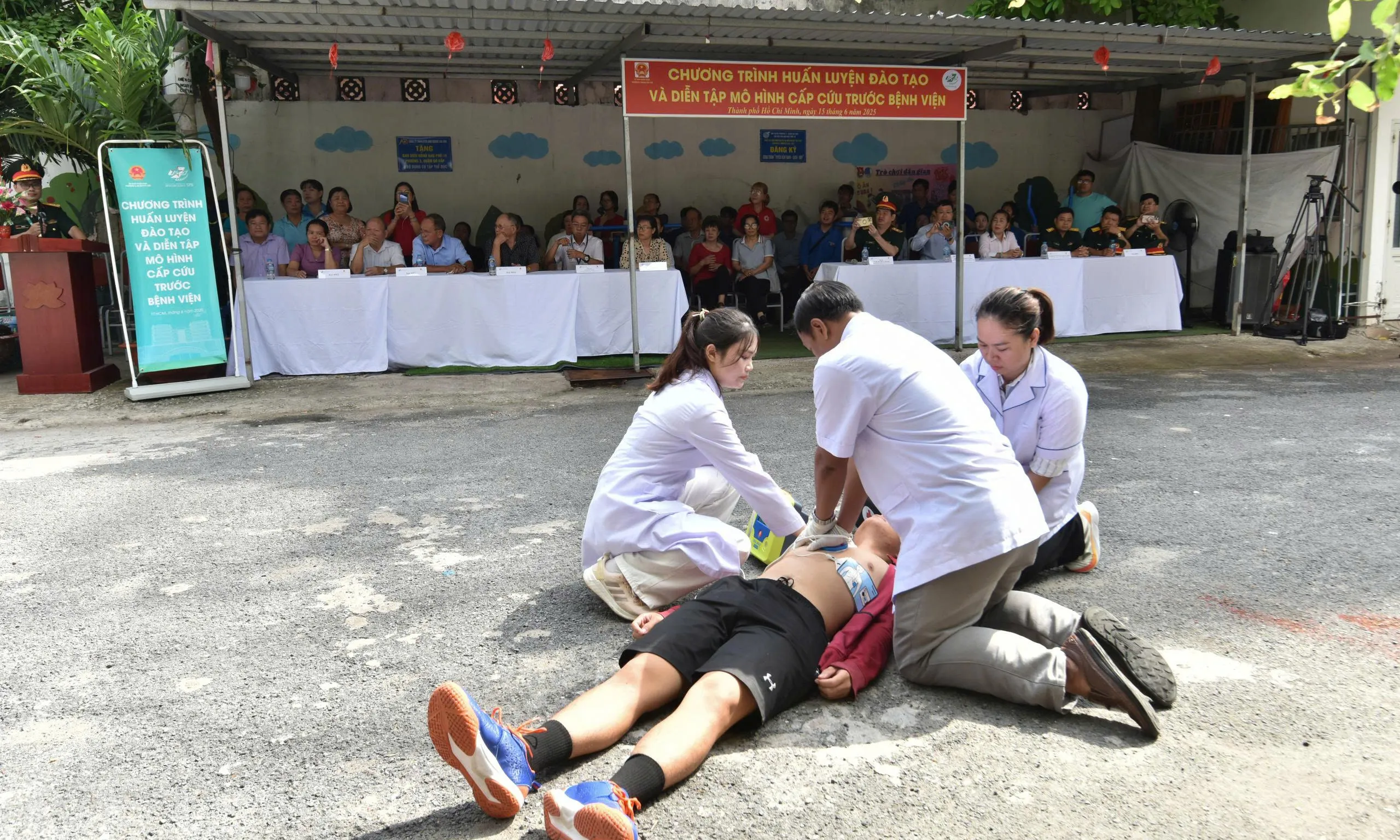 Bệnh viện Quân y 175 cứu sống bệnh nhân ngưng tim 95 phút