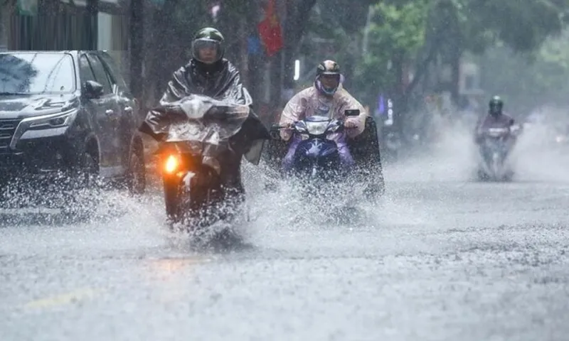 Nam Bộ và Bắc Bộ có mưa rào vào chiều tối 21/8