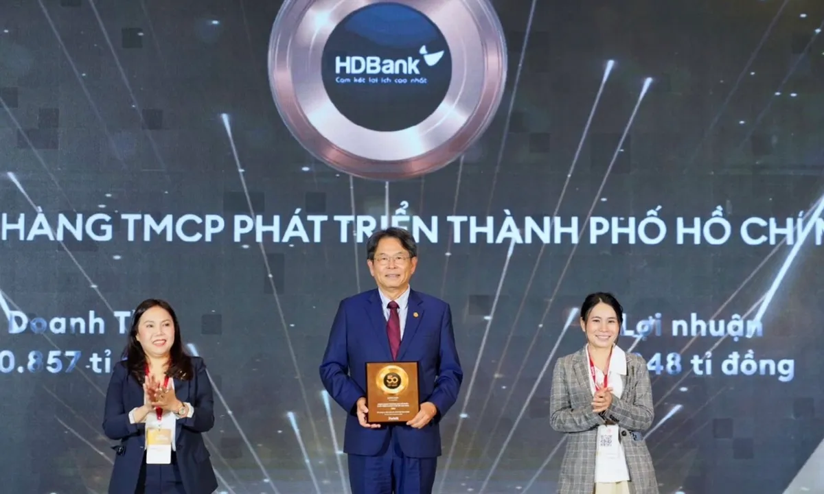 HDBank vào top 50 doanh nghiệp niêm yết tiêu biểu nhất 2025