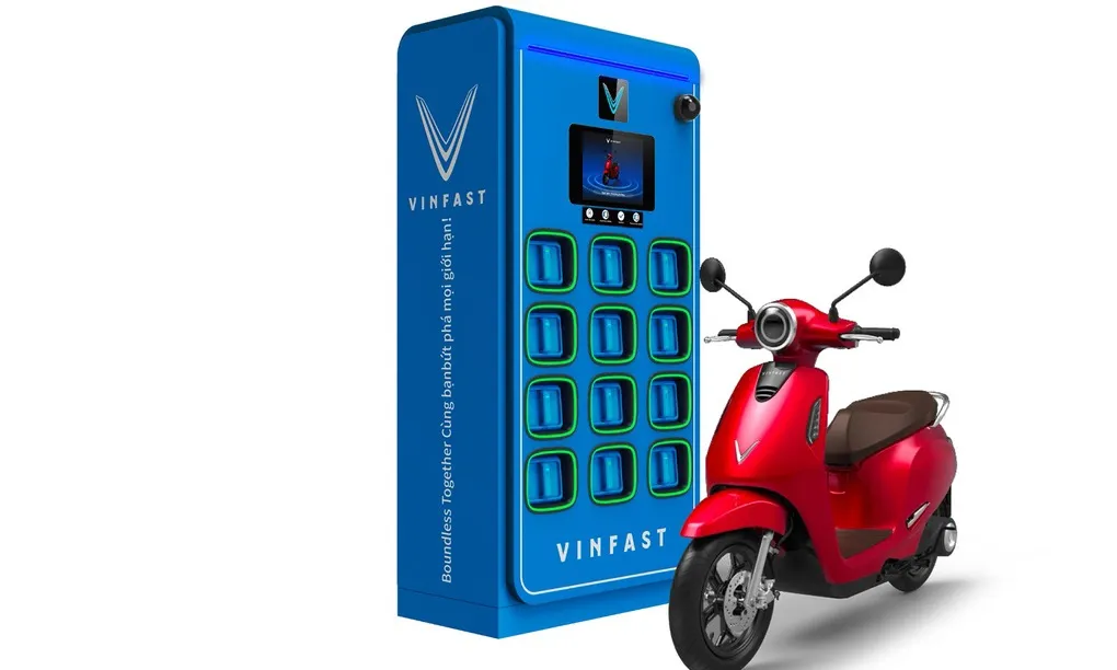 VinFast công bố mô hình trạm đổi pin dành cho xe máy điện