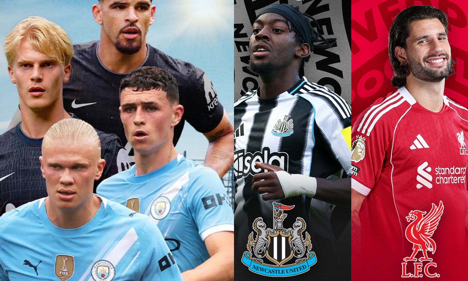 Lịch thi đấu Ngoại hạng Anh vòng 1: Man City vs Tottenham | Newcastle vs Liverpool