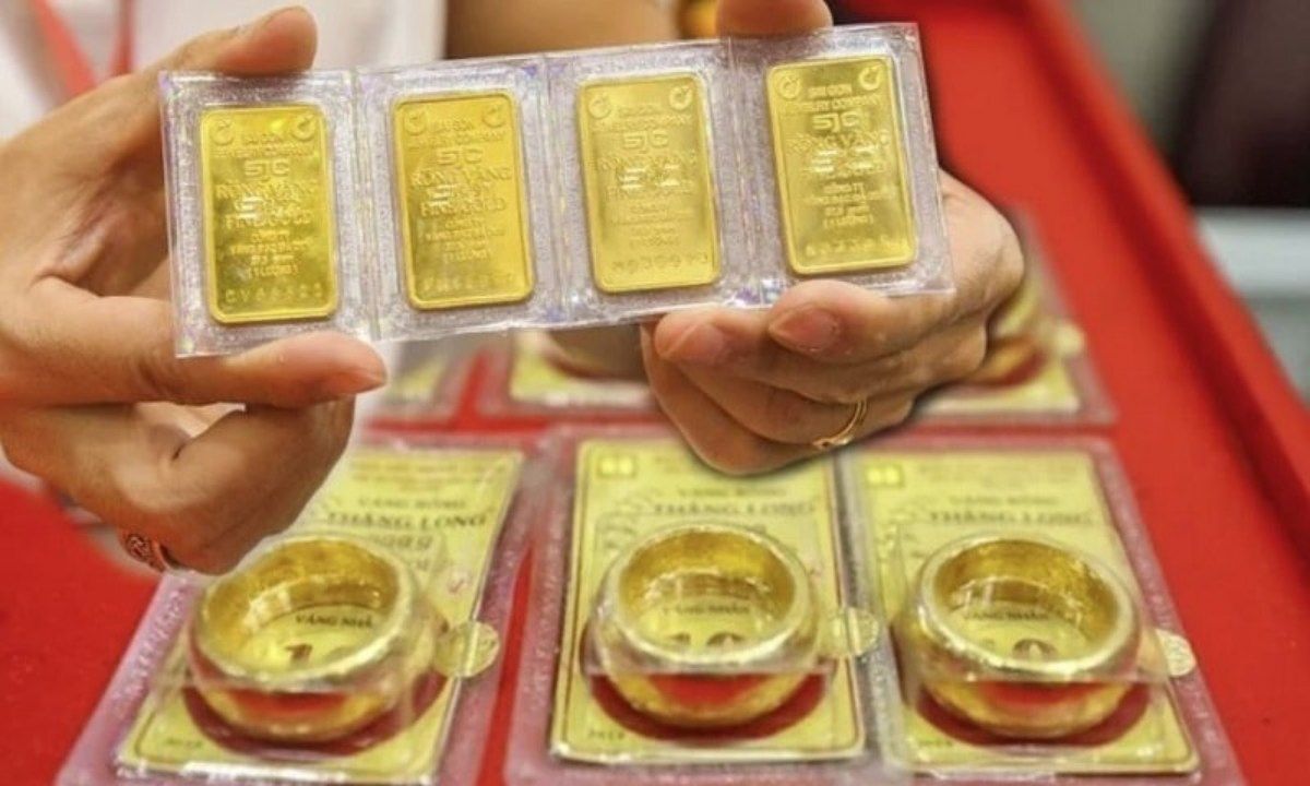 Giá vàng SJC lập kỷ lục mới 126,6 triệu đồng/lượng