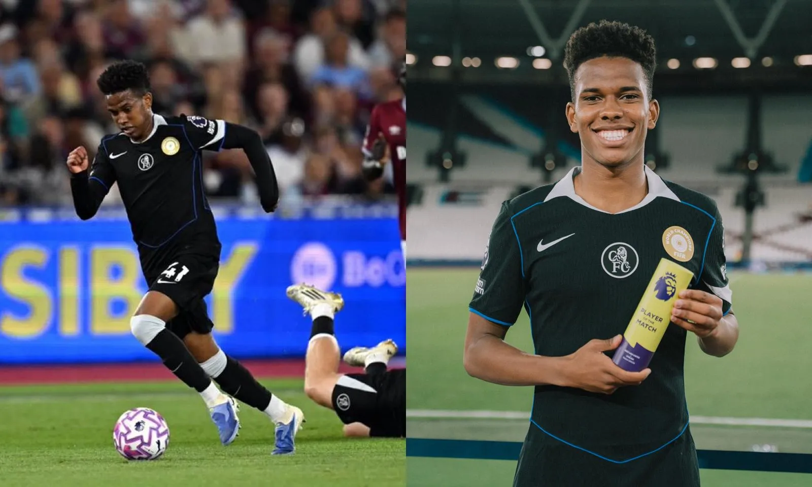 Estevao đá chính và đi vào lịch sử Chelsea