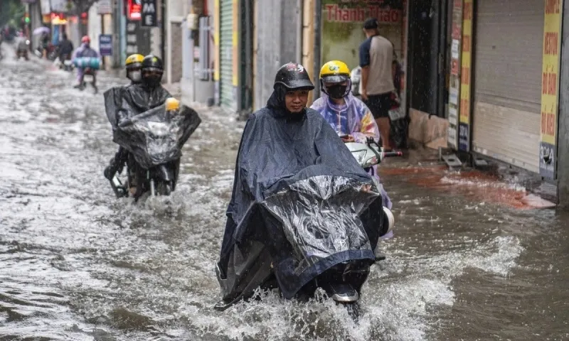 Mưa diện rộng từ Thanh Hóa đến Huế