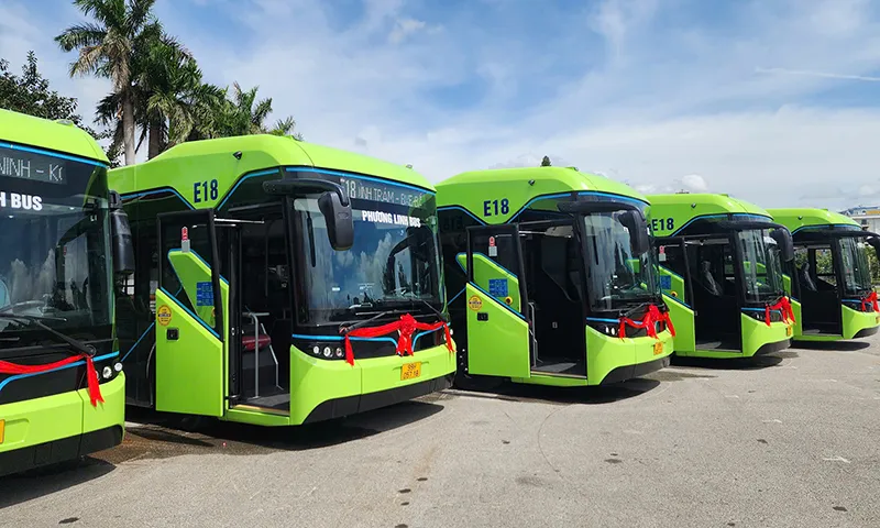 Bắc Ninh có tuyến buýt điện đầu tiên