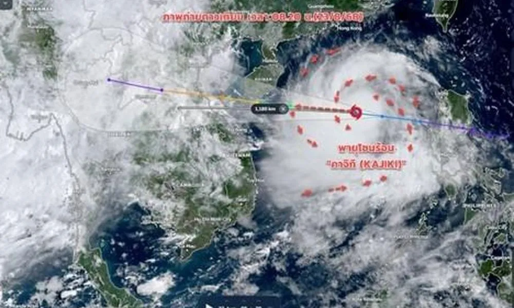 Thái Lan cảnh báo lũ quét và ngập úng do ảnh hưởng bão Kajiki