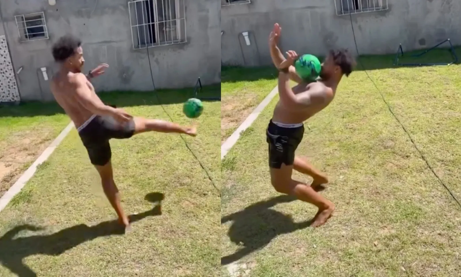 Xuân Son tung cú sút trái phá bằng chân gãy, đỡ ngực tâng bóng điệu nghệ