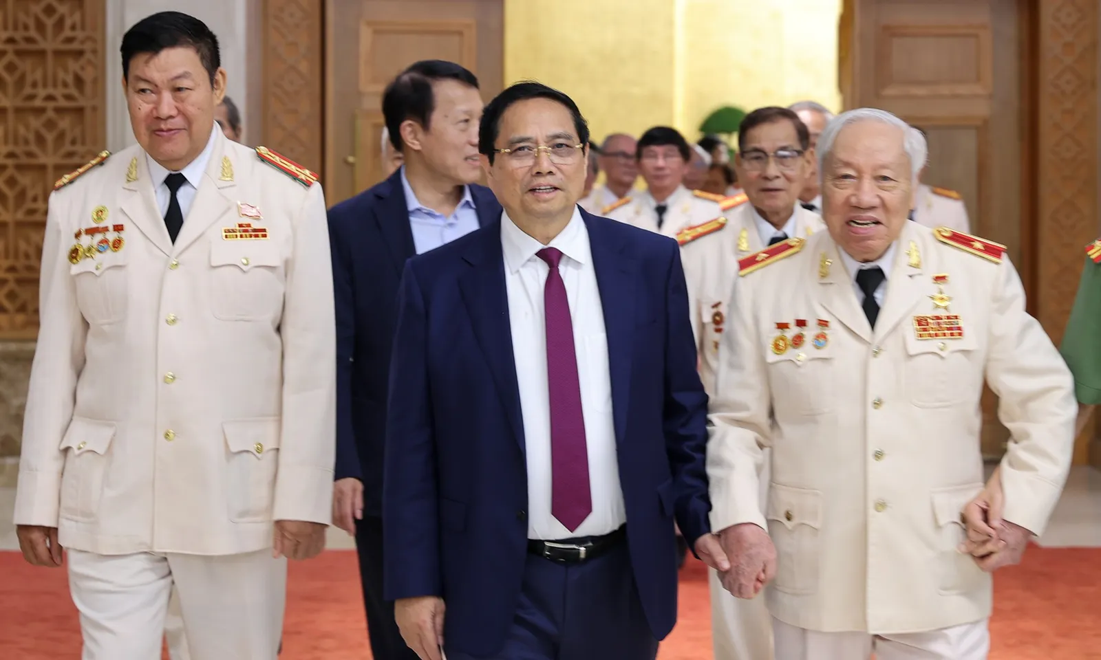 Thủ tướng gặp mặt, tri ân lực lượng Công an chi viện chiến trường miền Nam