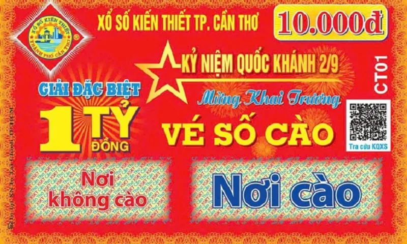 Cần Thơ sắp phát hành vé số cào mới với giải đặc biệt lên đến 1 tỷ đồng
