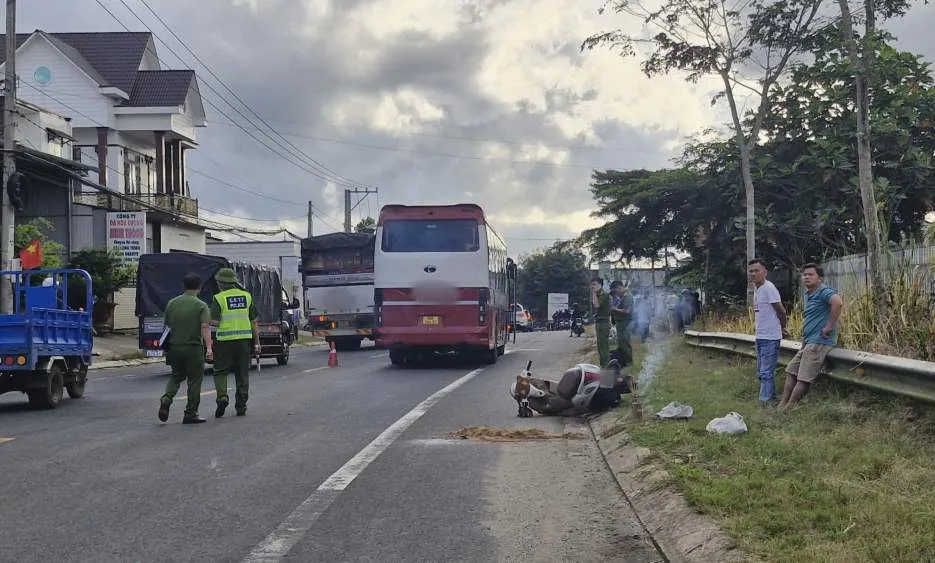 Tai nạn giao thông trên Quốc lộ 20, một phụ nữ tử vong tại chỗ