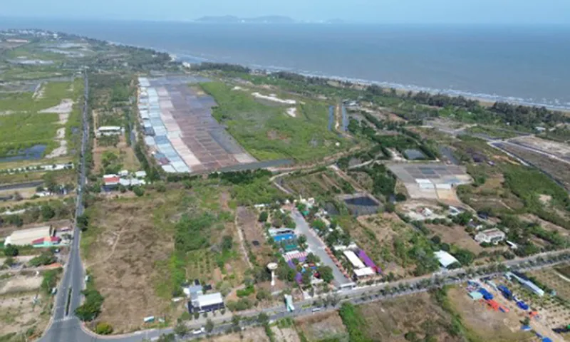 Khu đất dự kiến sẽ là depot tại Cần Giờ
