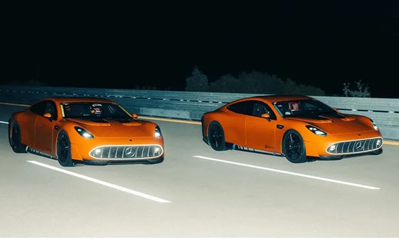 Mẫu concept Mercedes-AMG GT XX vừa phá vỡ một loạt kỷ lục về quãng đường di chuyển dành cho xe điện, nổi bật nhất là thử thách 24 giờ - Ảnh Mercedes-Benz