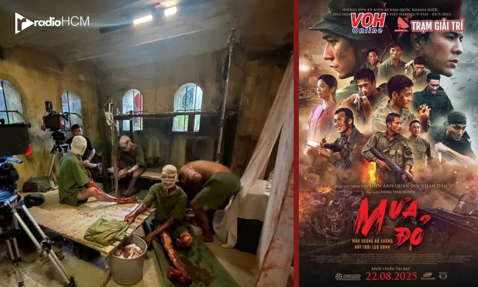 Những diễn viên đặc biệt của Mưa Đỏ: Phân cảnh từ quá khứ