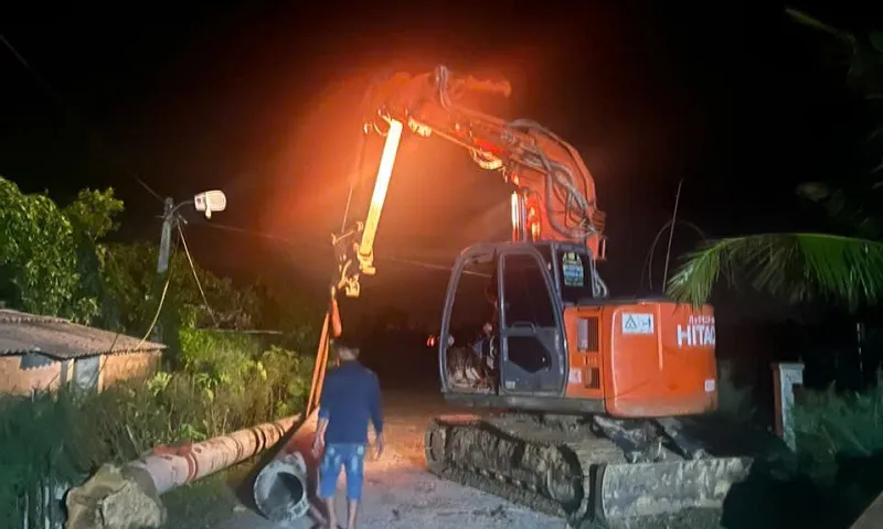 Hàng triệu khách hàng của EVNNPC có điện trở lại sau bão số 5 