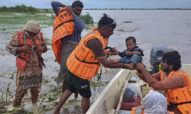 Ấn Độ xả lũ, Pakistan cấp tập sơ tán dân