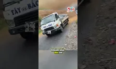 Tài xế thoát nạn thần kỳ trong vụ sạt lở tại trạm thu phí Sa Pa