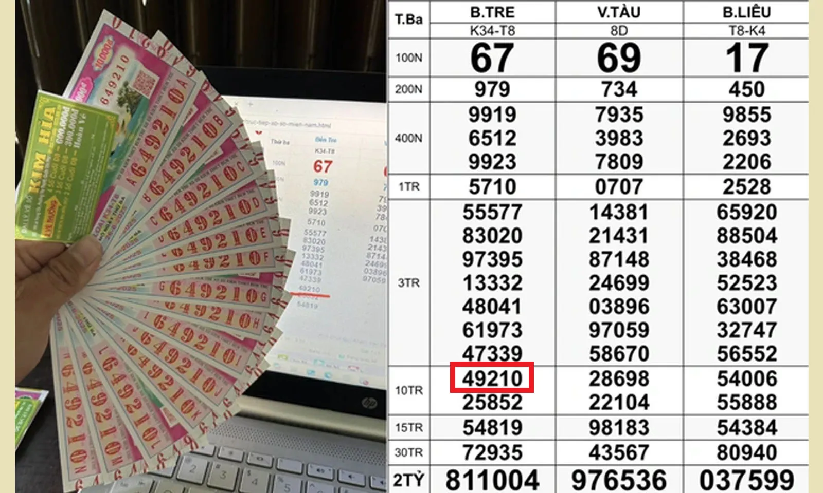 Bất ngờ trúng 14 tờ vé số, khách bật khóc nức nở