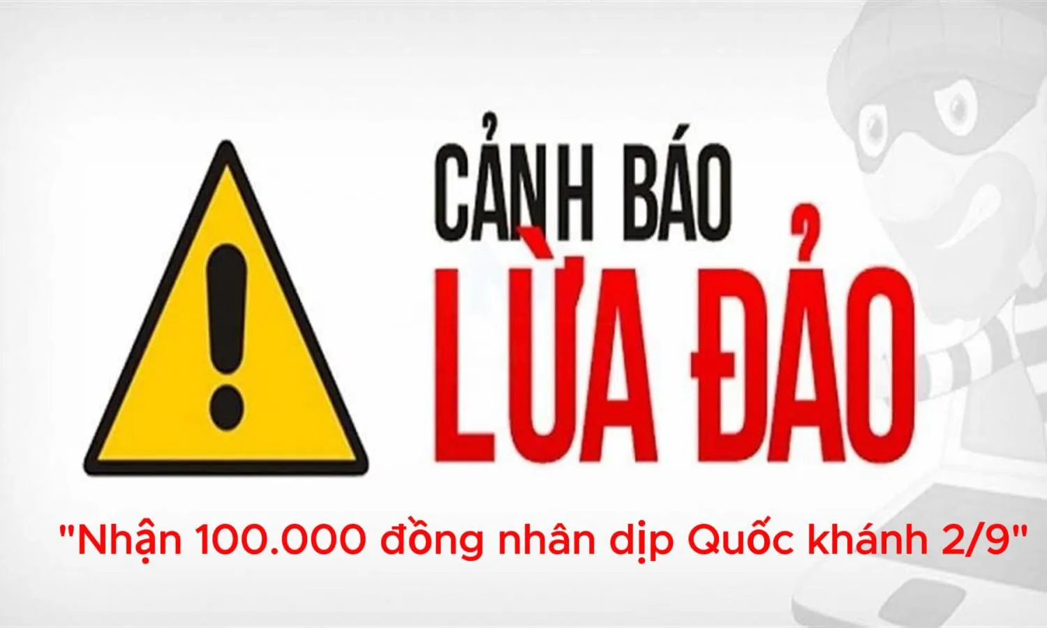 Công an TPHCM cảnh báo thủ đoạn lừa đảo giả mạo chính sách tặng quà dịp Quốc khánh 2/9