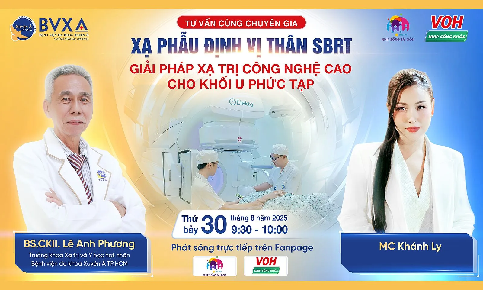 [LIVESTREAM]: GIẢI PHÁP ĐIỀU TRỊ HIỆN ĐẠI CHO BỆNH UNG THƯ
