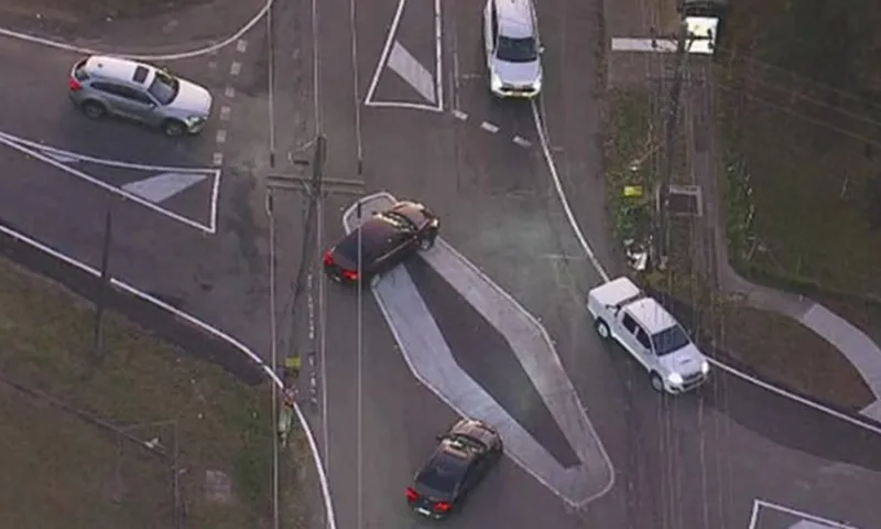 Vòng xuyến hình thoi ở phía tây nam Sydney đã khiến nhiều người lái xe không biết đi ra sao