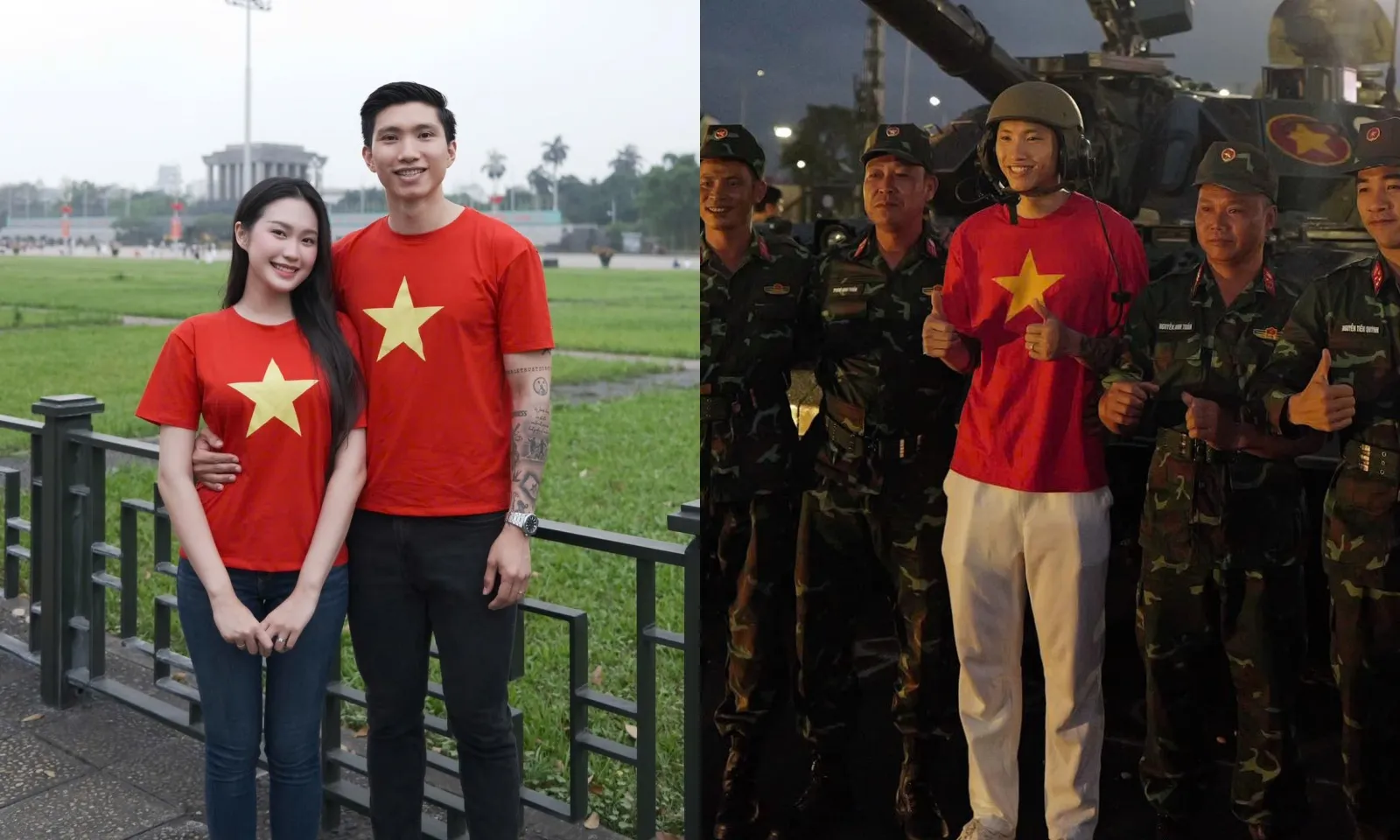 Văn Hậu được các chiến sĩ trao vinh dự đặc biệt ở sự kiện 2/9