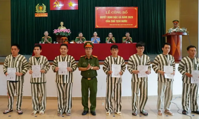 129 phạm nhân trại Chí Hòa được đặc xá dịp 2/9