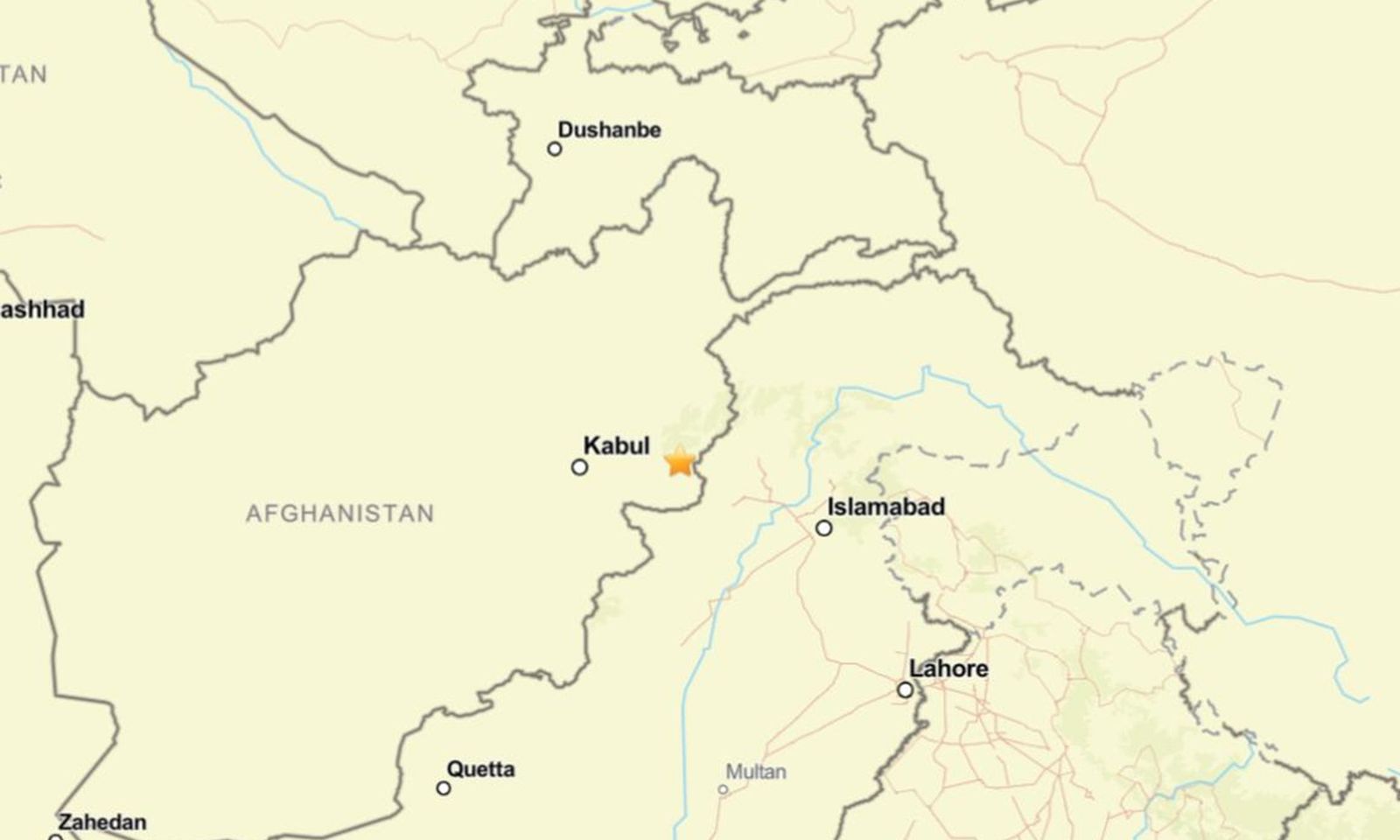 Hàng trăm người thiệt mạng sau trận động đất mạnh 6,0 độ richter ở Afghanistan