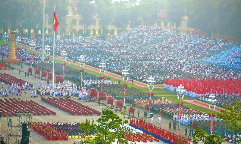 Lễ kỷ niệm, diễu binh, diễu hành chào mừng Quốc khánh 2/9
