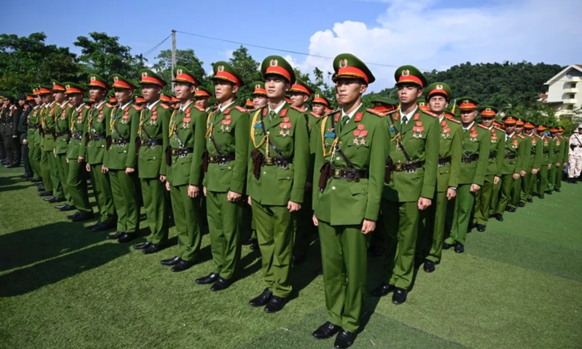 Hơn 7.000 chiến sĩ Công an nhân dân được biểu dương sau lễ A80