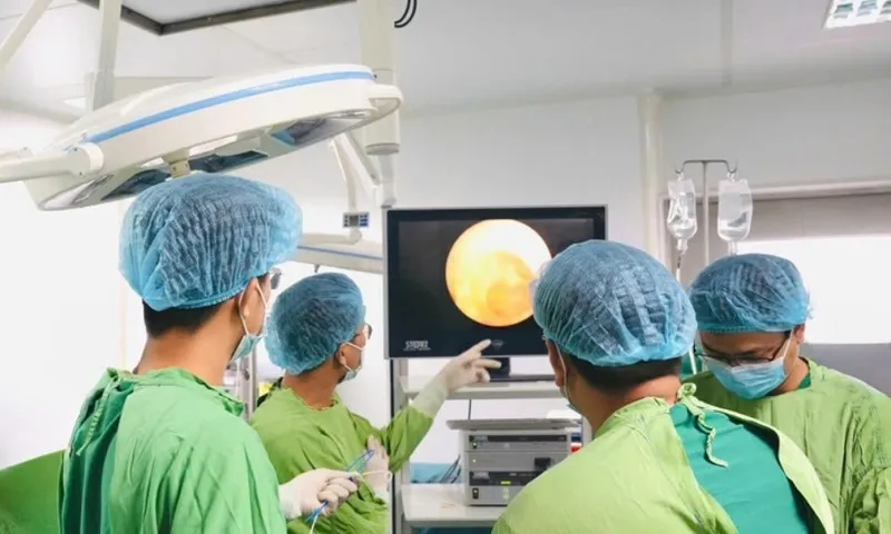 Bệnh viện Đa khoa tỉnh Quảng Trị xử lý thành công ca sản phụ có nhau thai cài răng lược - Ảnh BV Đa khoa tỉnh Quảng Trị