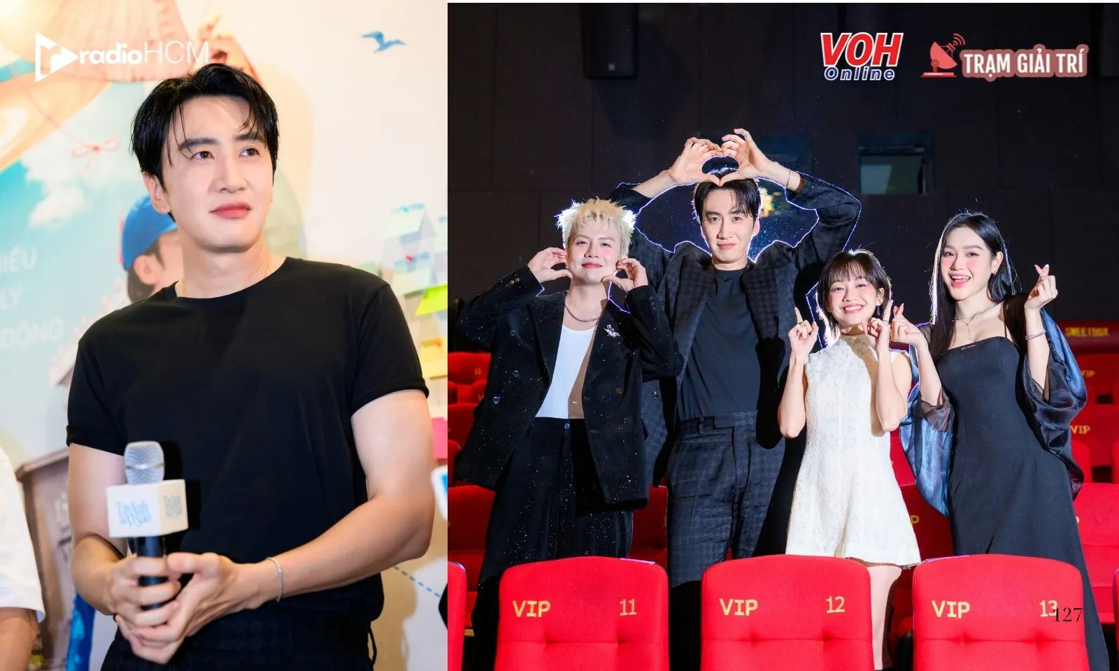 Lee Kwang Soo gây náo lọan sự kiện khi khoe visual cùng dàn diễn viên Tay Anh Giữ Một Vì Sao