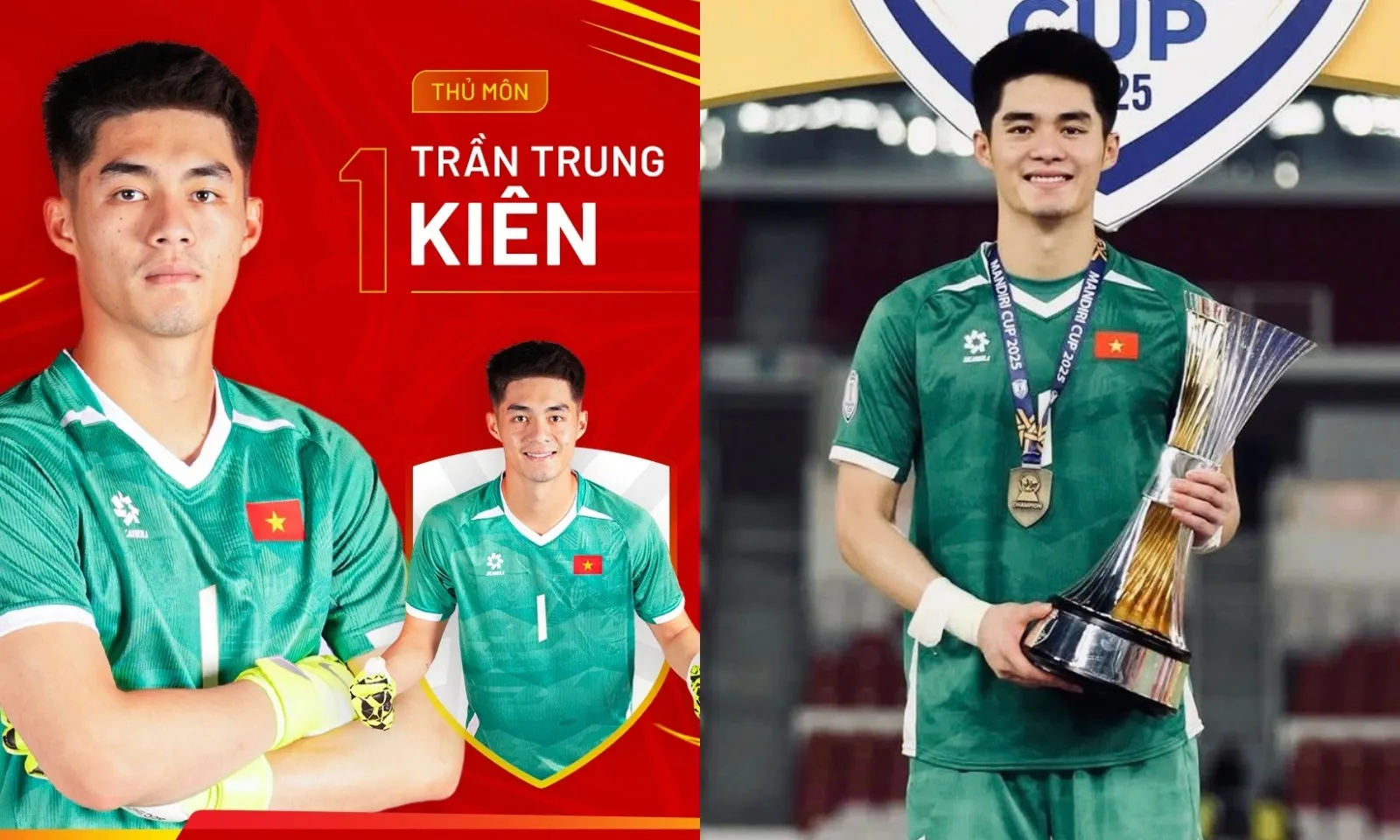 Trần Trung Kiên - Gã khổng lồ trấn giữ khung gỗ U23 Việt Nam