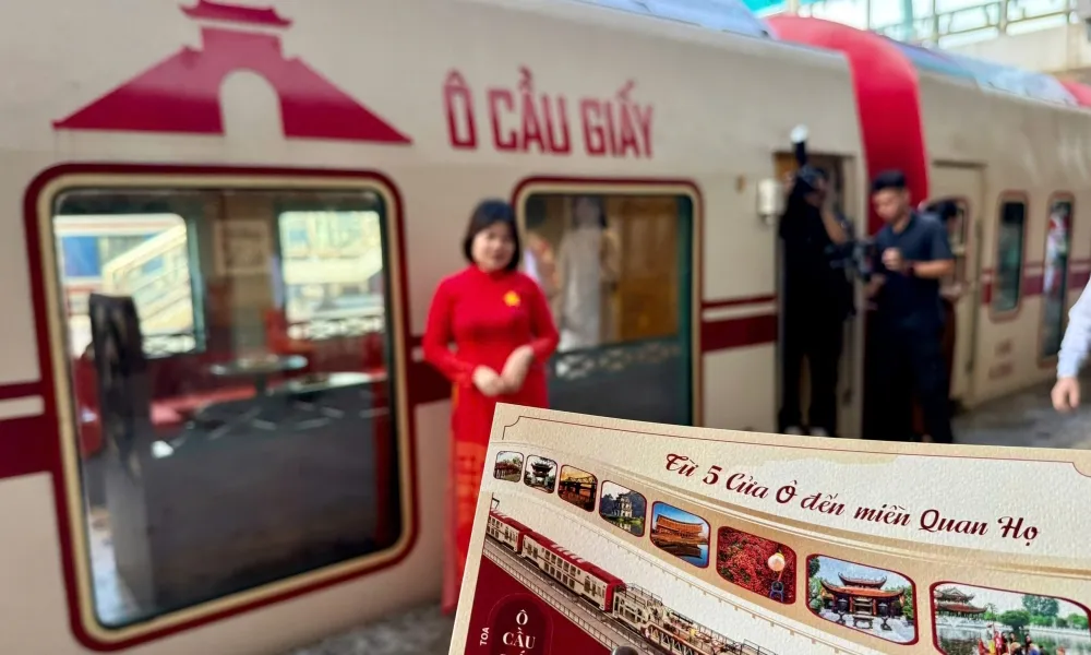 Đoàn tàu “Hà Nội 5 cửa ô”: Kết nối vận tải đường sắt với văn hóa du lịch