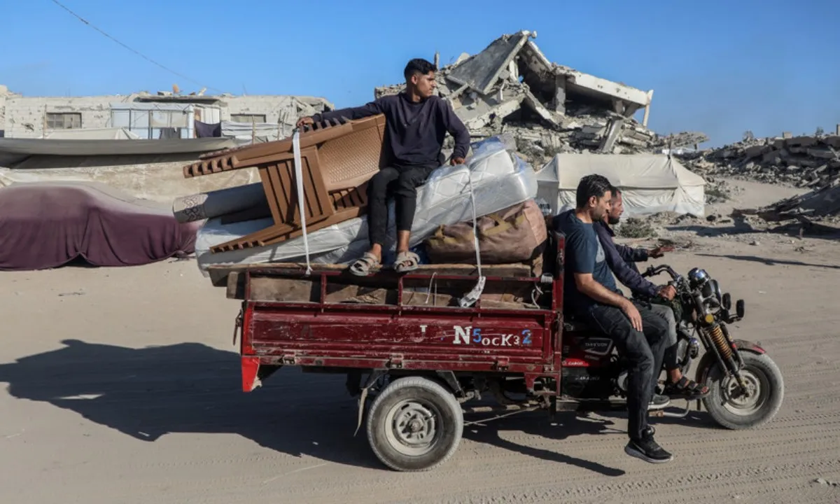 Israel: 100.000 dân Palestine sơ tán, dựng “thành phố lều” ở phía Nam