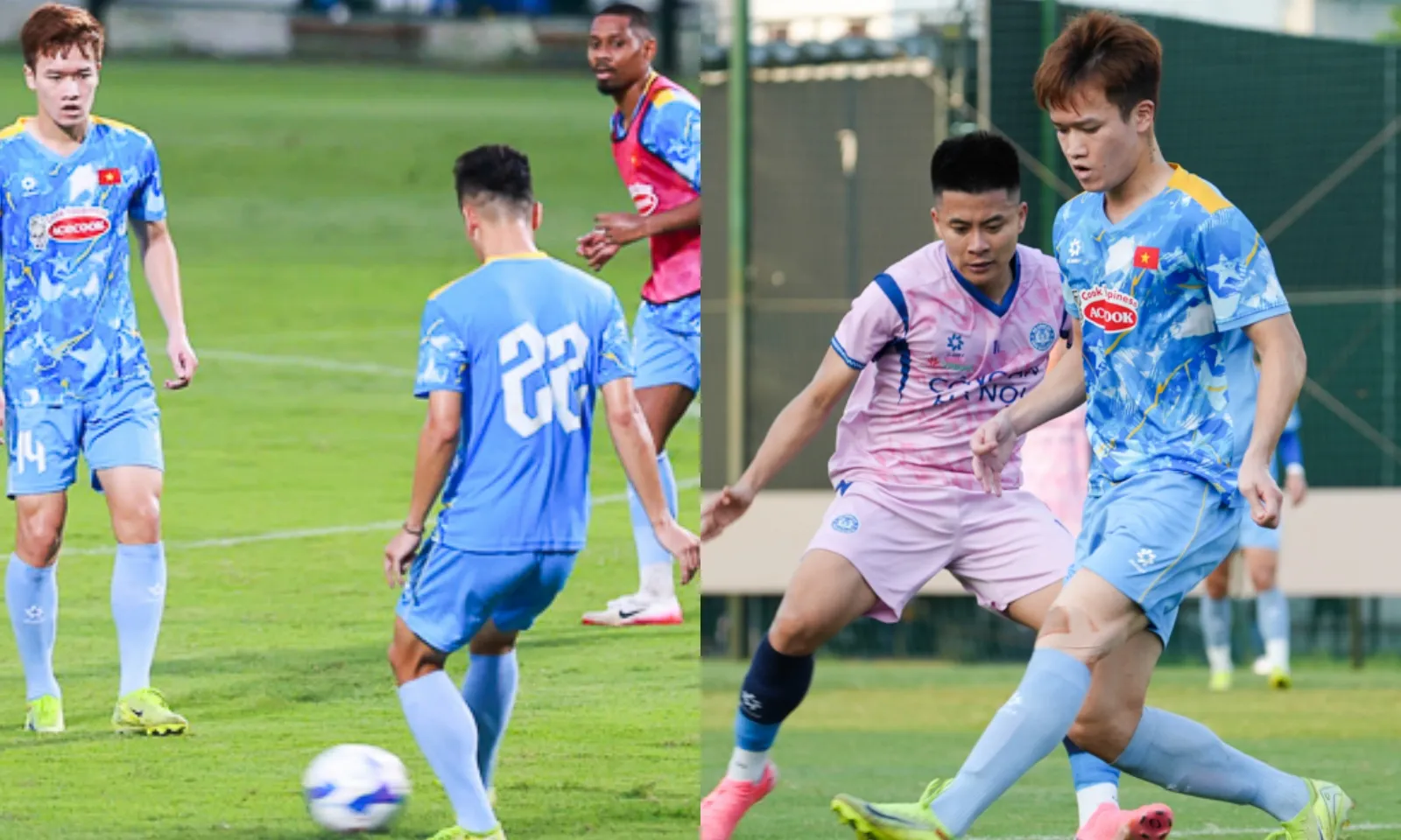 Tiến Linh mở tỷ số, tuyển Việt Nam hạ CLB Công an Hà Nội trong cơn mưa bàn thắng