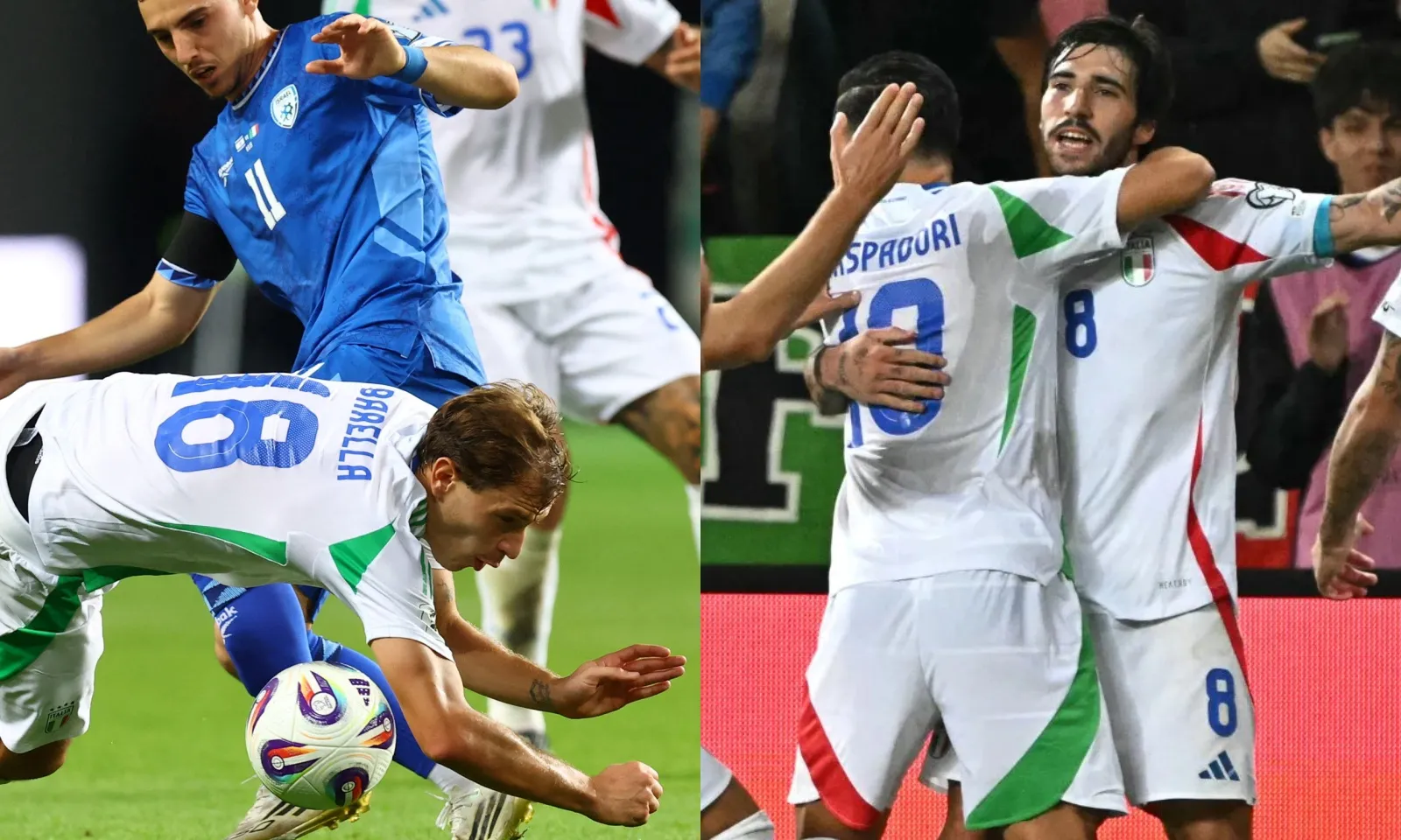 Phản lưới nhà 2 lần, tuyển Ý thắng ngoạn mục trong cơn mưa 9 bàn thắng