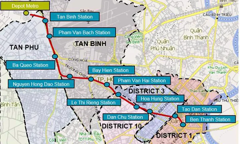 Tuyến Metro số 2 Bến Thành - Tham Lương có đơn vị tư vấn mới
