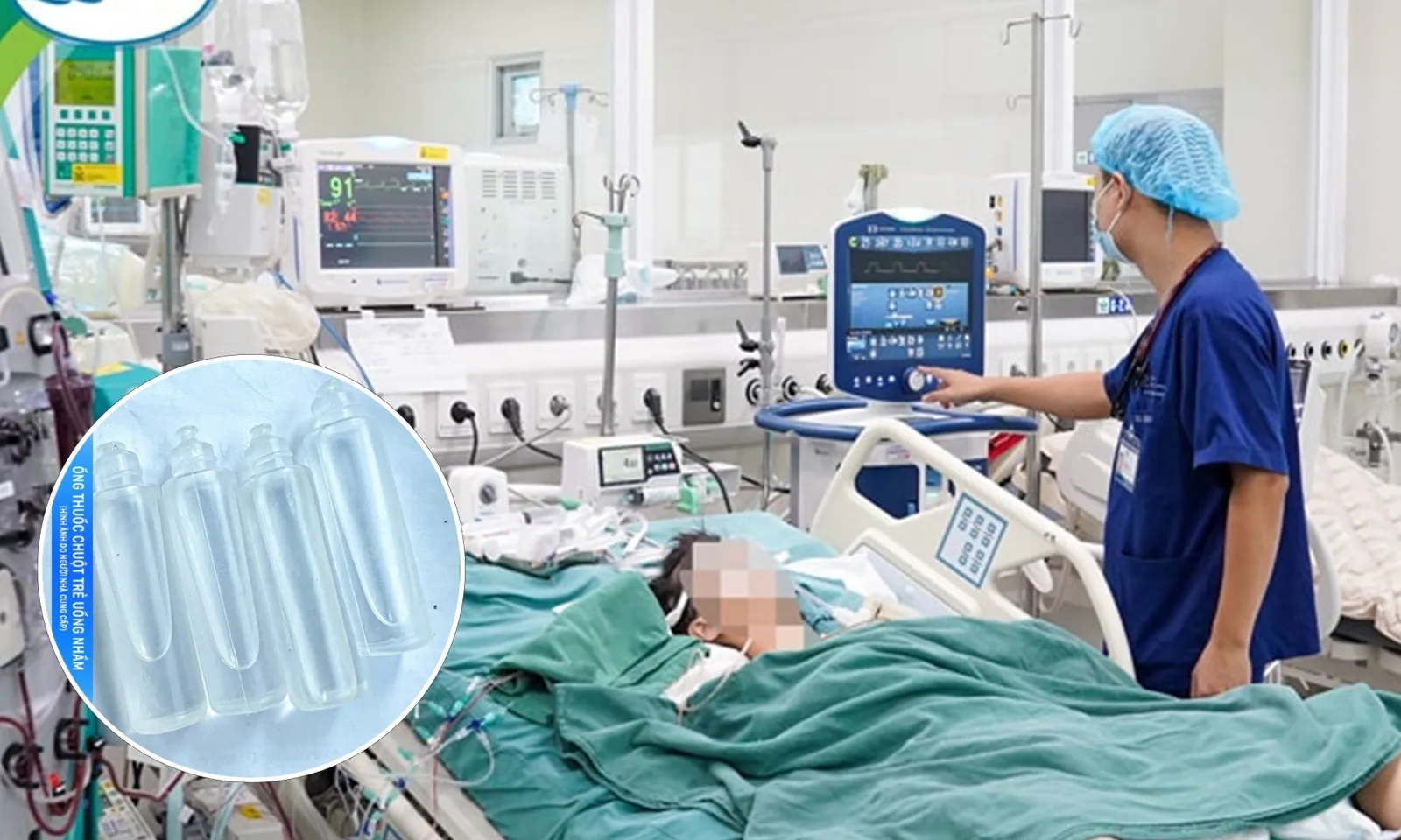 Bé gái 10 tuổi nguy kịch do uống nhầm thuốc diệt chuột