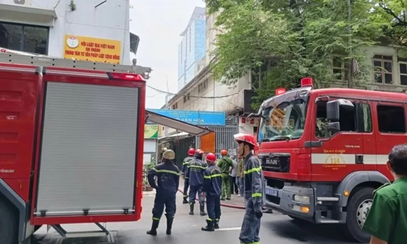 TPHCM: Cháy căn hộ chung cư trên đường Pasteur, không thiệt hại về người