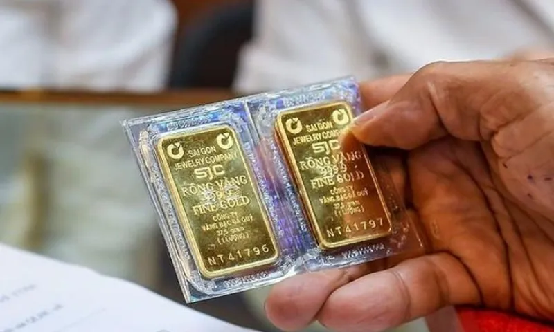 Vàng miếng nối dài đà giảm