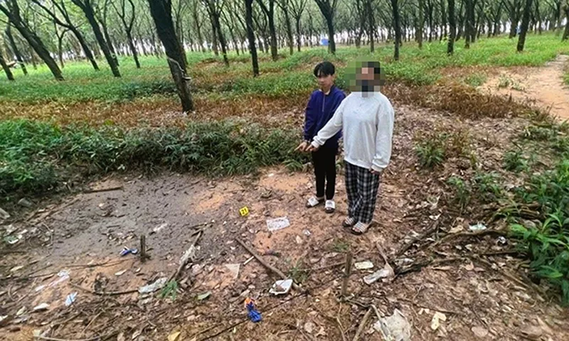 Hn trường ở lô cao su mà bé gái 12 tuổi bị hiếp dâm