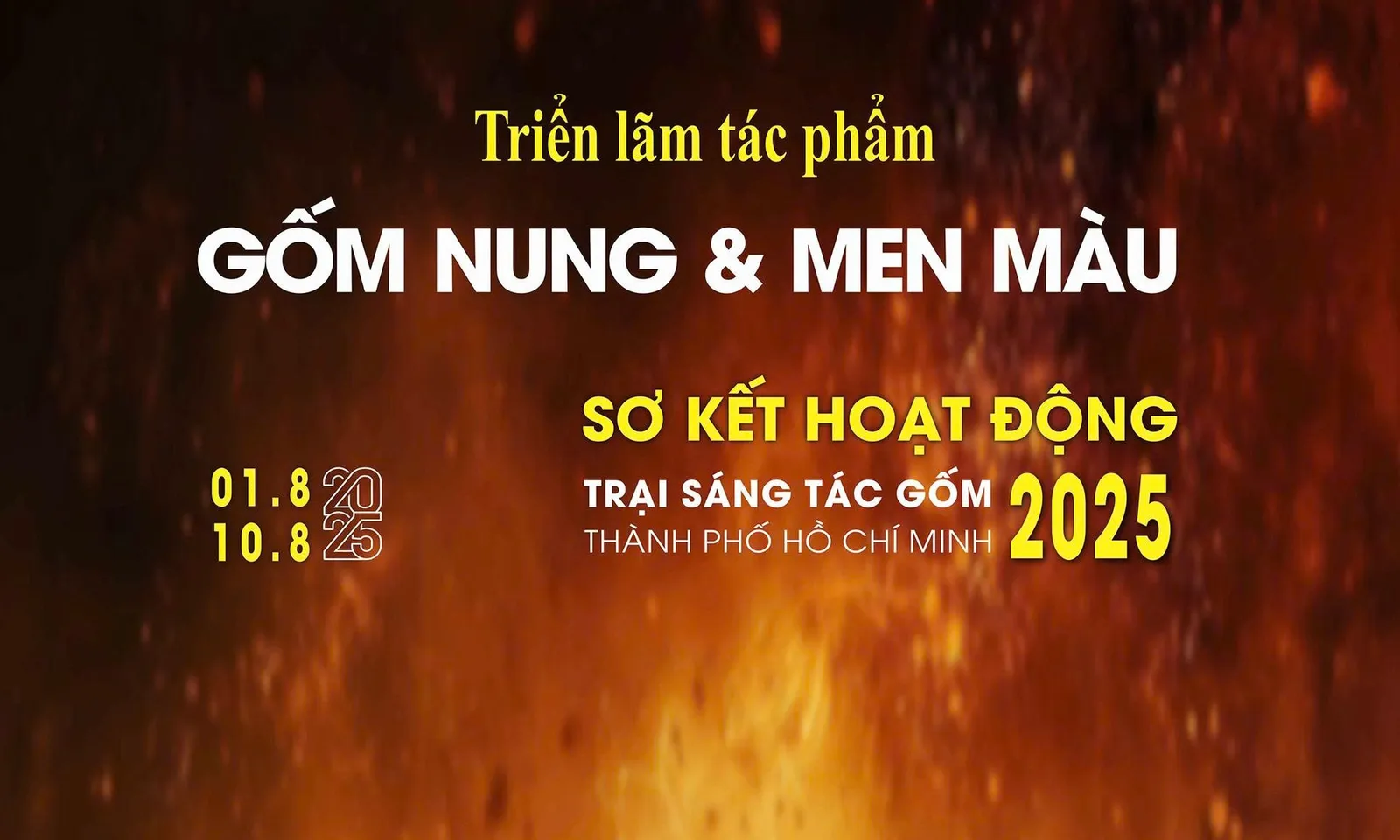 Trại sáng tác Gốm 2025: Đất, lửa và những giấc mơ nghệ thuật