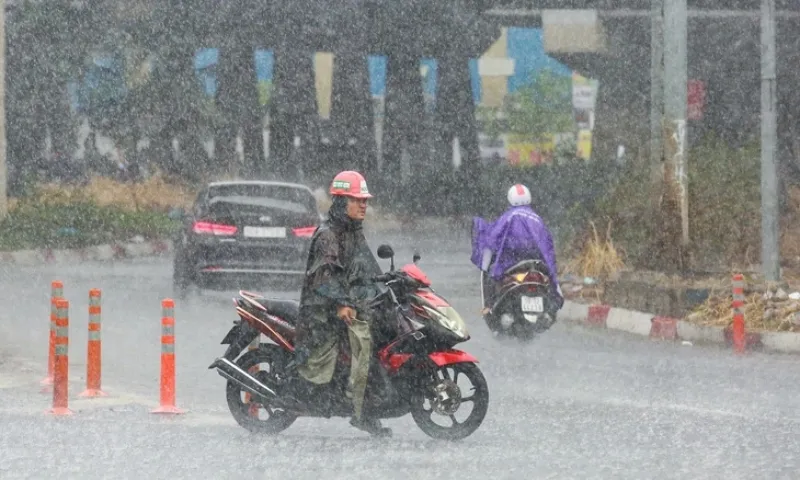 Xuất hiện vùng áp thấp trên Biển Đông