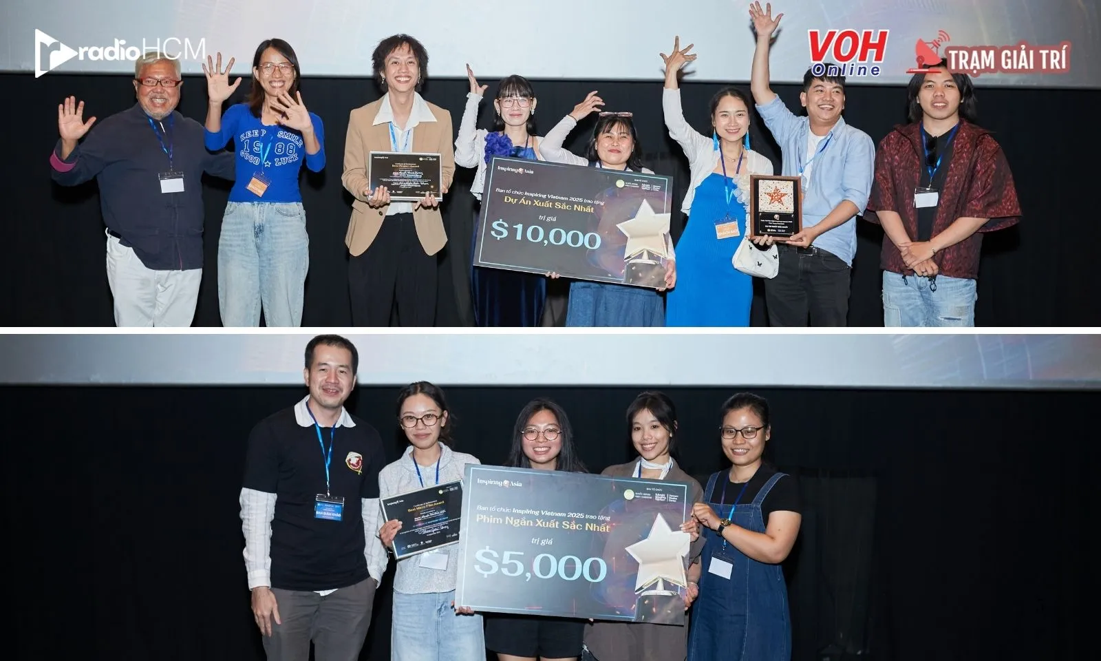 Lễ trao giải Inspiring Vietnam 2025 trao giải thưởng nghìn đô cho các dự án trẻ