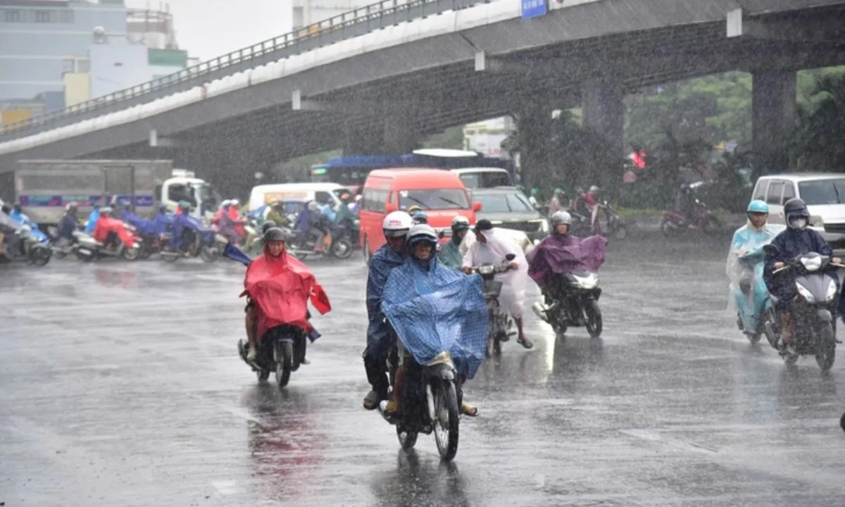Miền Nam, TPHCM chiều nay đón mưa lớn