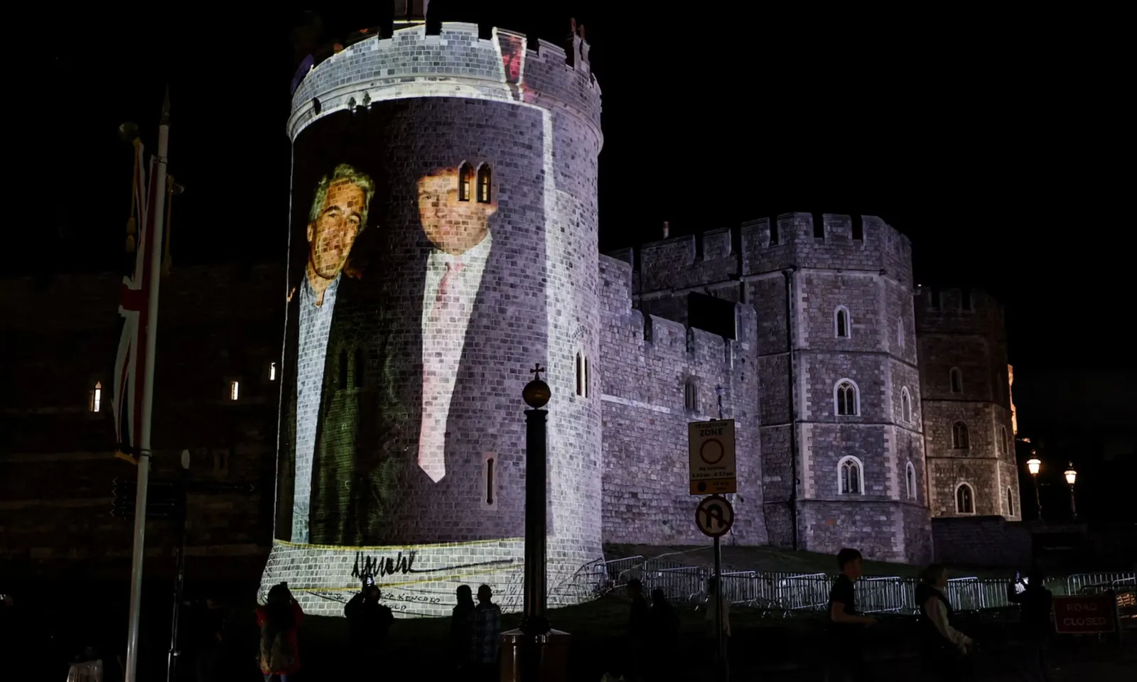 Bắt giữ 4 người chiếu hình ảnh Trump và ông trùm Epstein lên Lâu đài Windsor của Anh